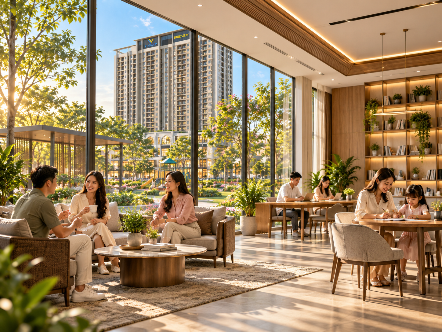 Không gian sinh hoạt cộng đồng tầng 3