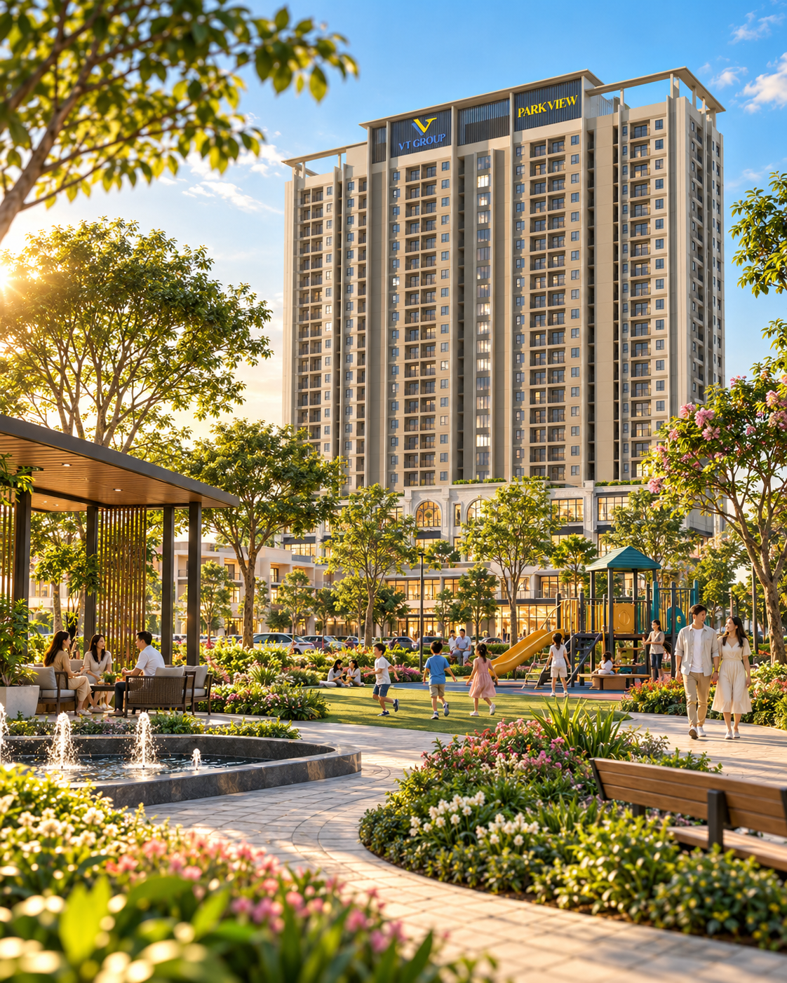 Cảnh quan và cộng đồng tại VT Park View